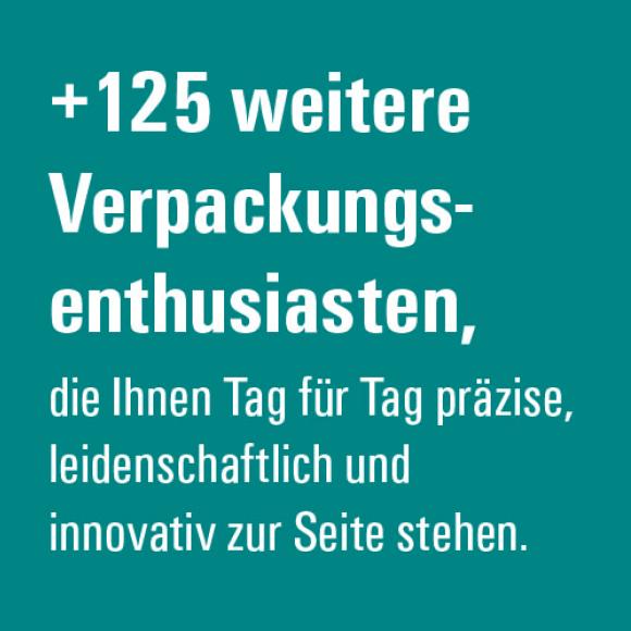 +125 weitere Verpackungsenthusiasten